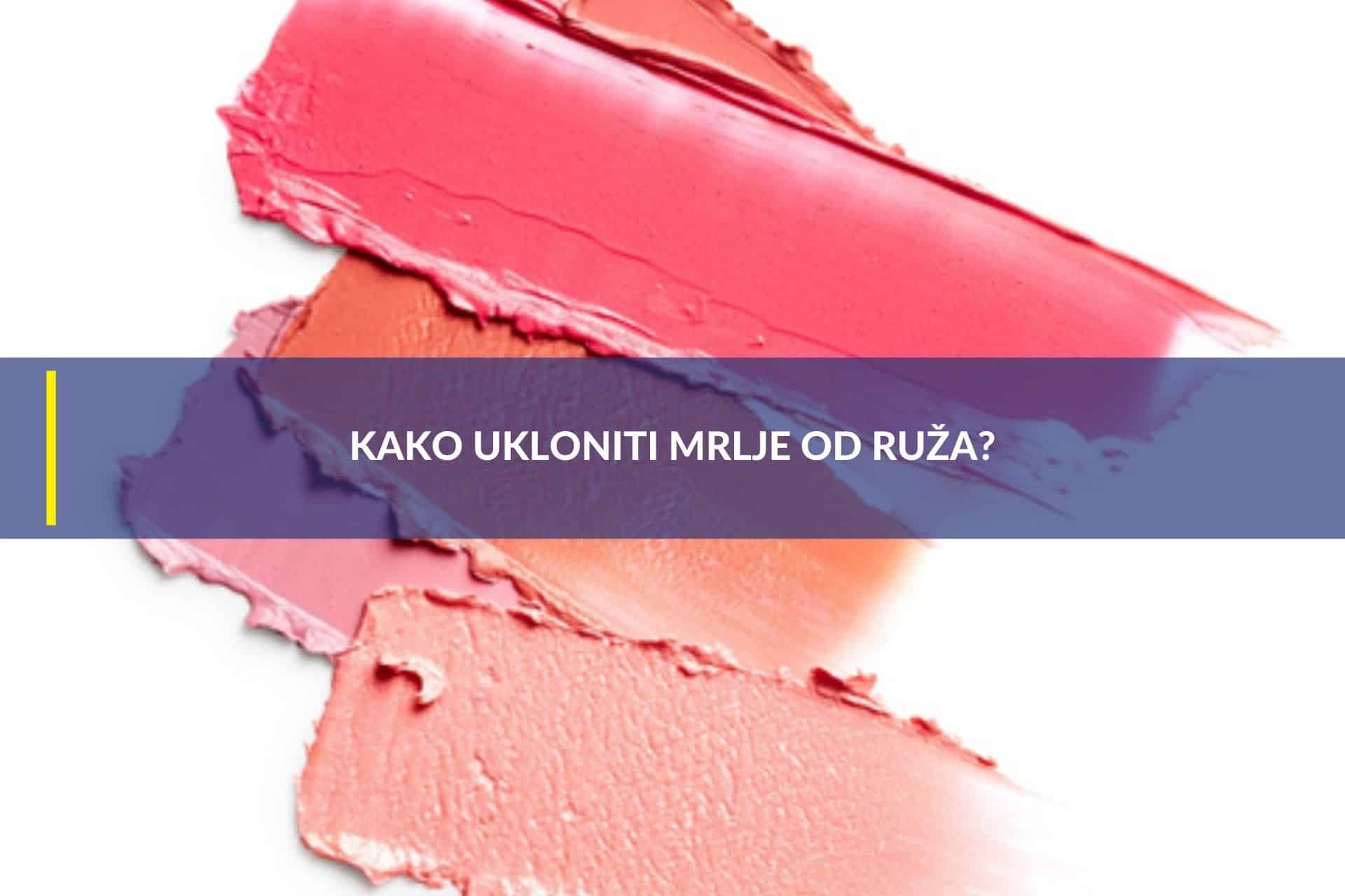 kako ukloniti mrlje od ruža