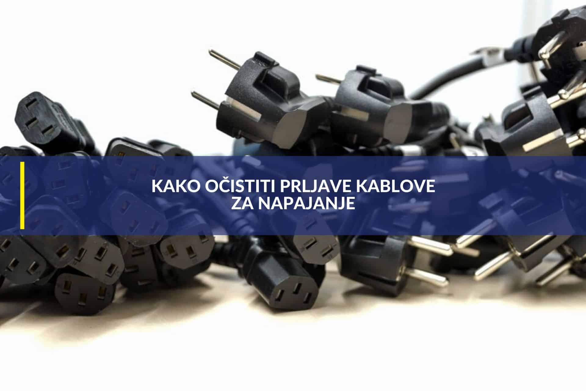 Kako očistiti prljave kablove za napajanje