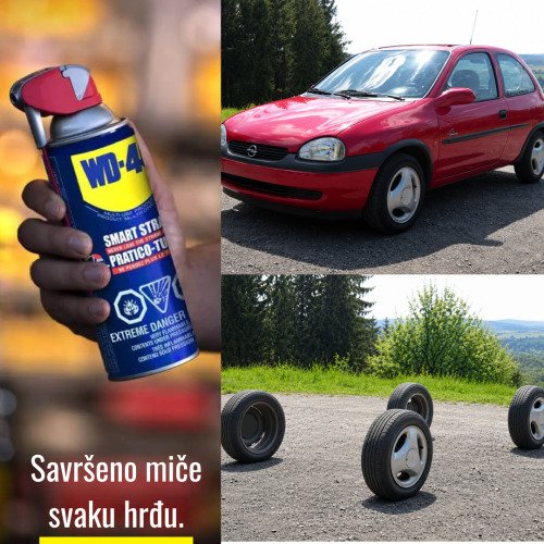Savršeno miče svaku hrđu.